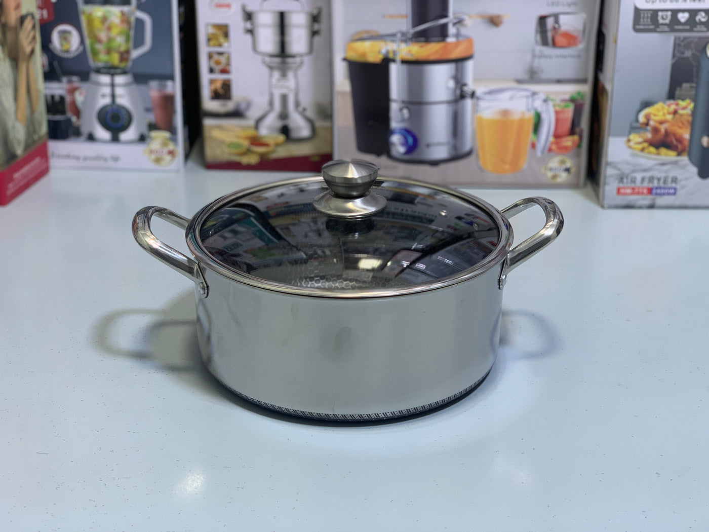 Laser Coated deep casseroles Set