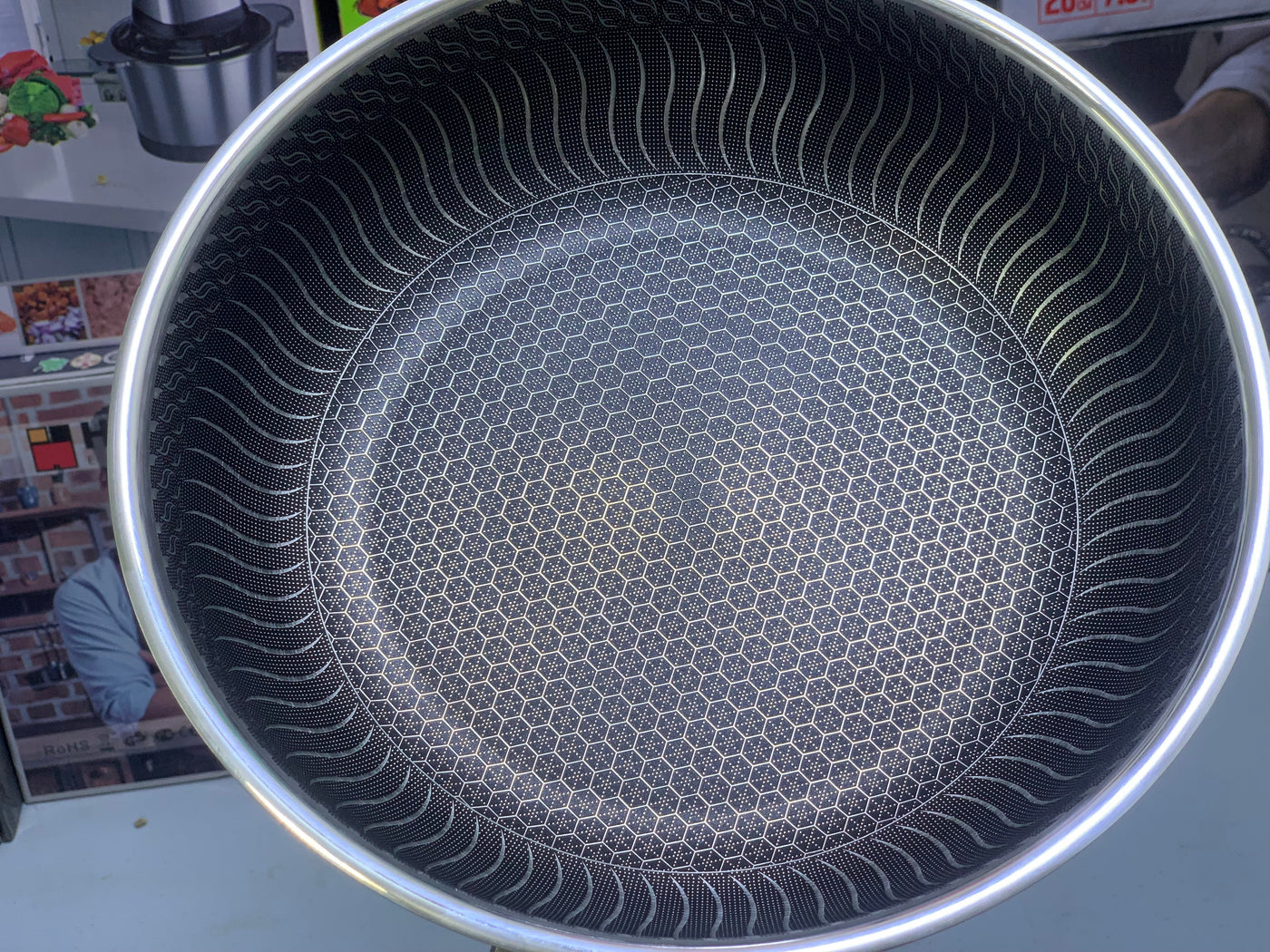 Laser Coating shallow frying pan