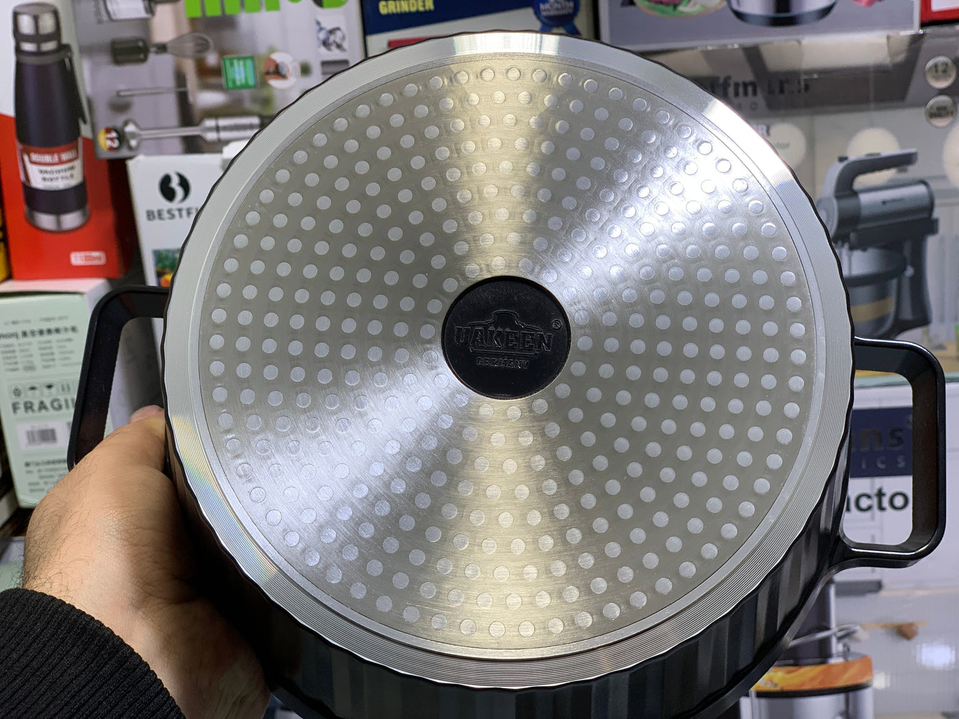 Original Germany UAKEEN 10 Pieces Cookware set Granite Coating