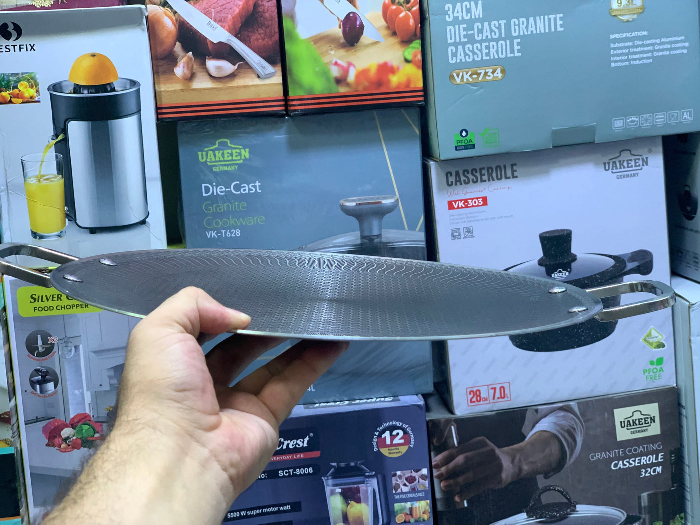 Laser Coated Tawa|SUS 316|38 cm