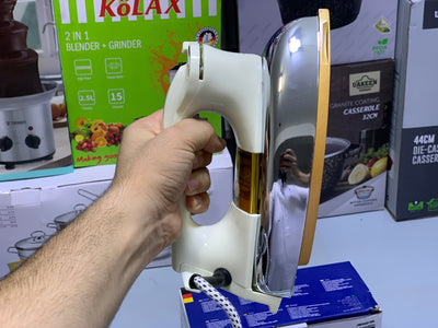 Arshia Dry iron 1200w Non Stick Plate