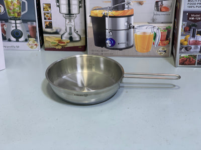 Korkmaz Cookware Set 9 Pieces Stainless Steel induction base