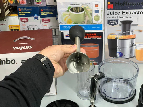 SINBO Stand Mixer and Blender Set Stainless Steel