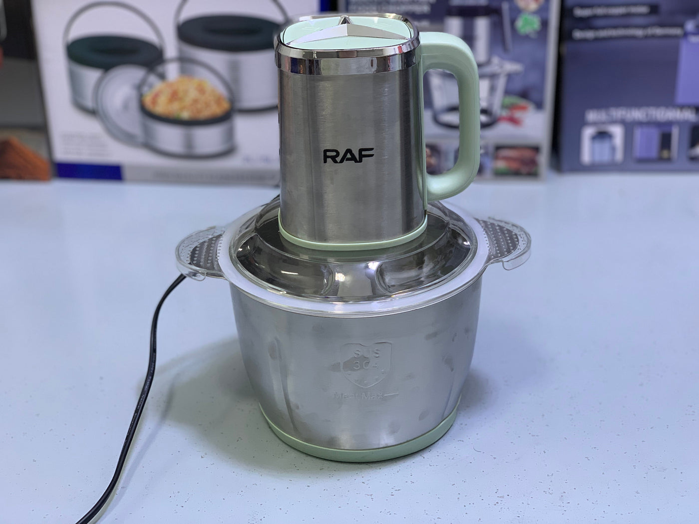 RAF Food Chopper 3L and 1200w Stainless Steel