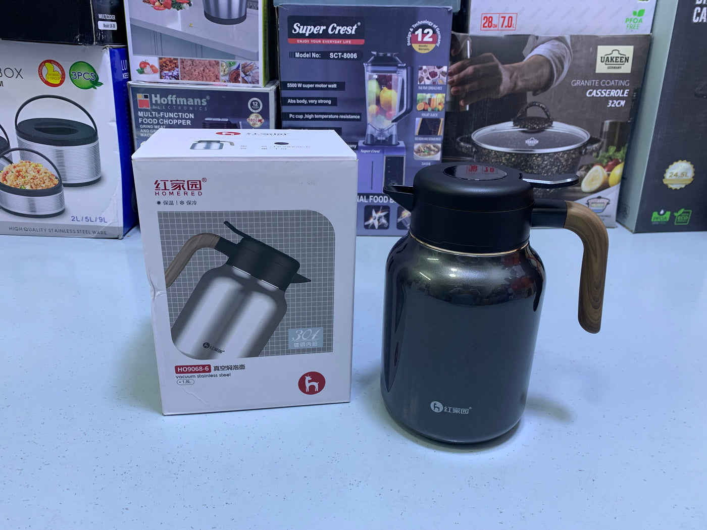Homered Tea Thermos SUS 304  Stainless Steel Model H0-9068-6 1.8L