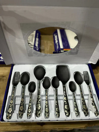 Arshia 53 Pieces Kitchen Set Premium Quality German Imported Black