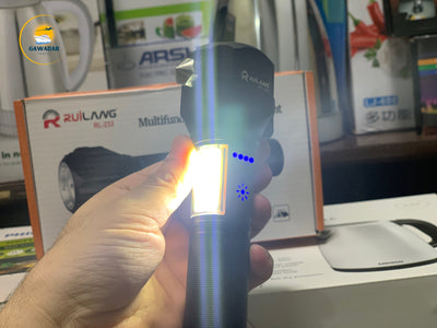 Rawilang RL-233 LED Bright Light Torch 1KM Range
