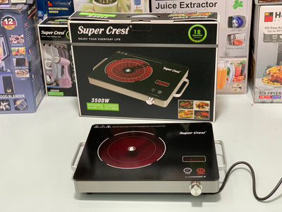 Super Crest Electric Stove 3500w Designed by Germany 🇩🇪 with 1 year Circuit Warranty