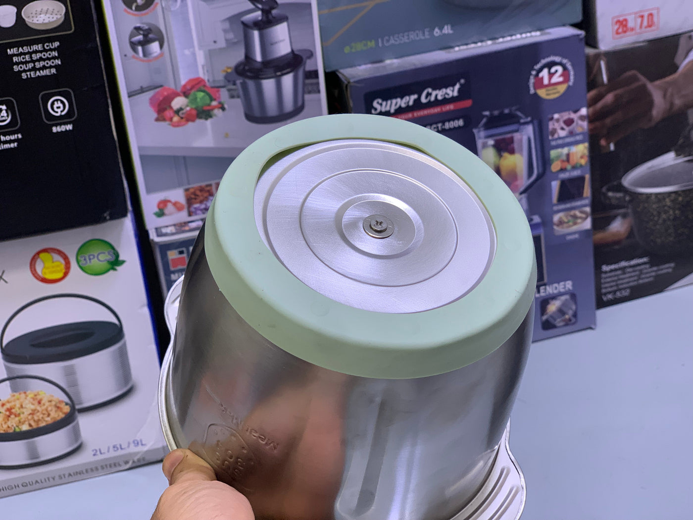 RAF Food Chopper 3L and 1200w Stainless Steel