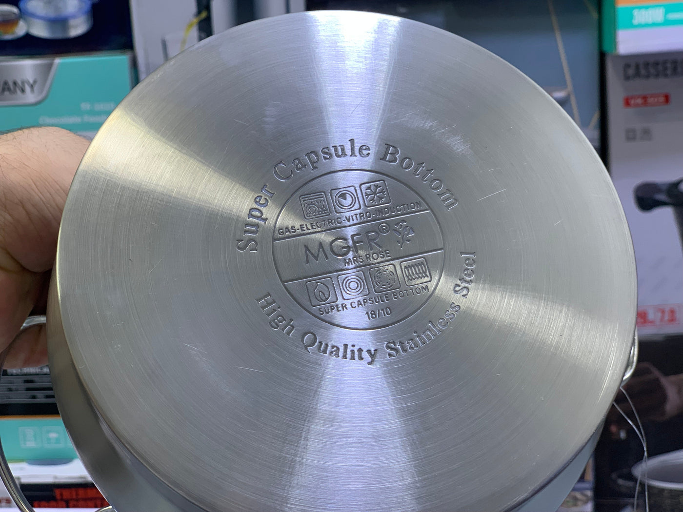 MGFR’s 6 Pieces Cookware Set , Swiss Quality Control, Stainless Steel