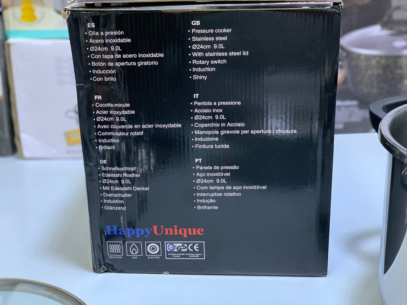 9L 2 in 1 Pressure Cooker Stainless Steel