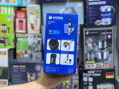 VITEK Blender Set VT-3411 ST Stainless Steel Blades 800w