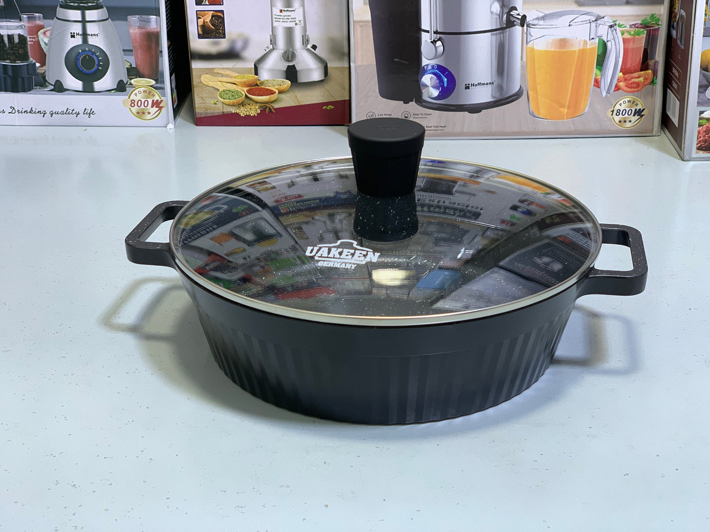 Original Germany UAKEEN 10 Pieces Cookware set Granite Coating