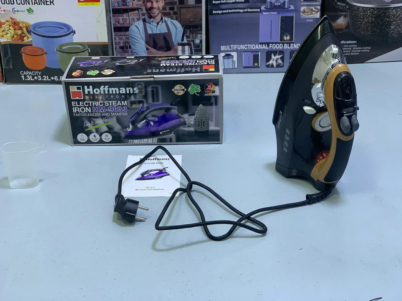 Hoffmans Steam Iron| HM-9033| 2800W