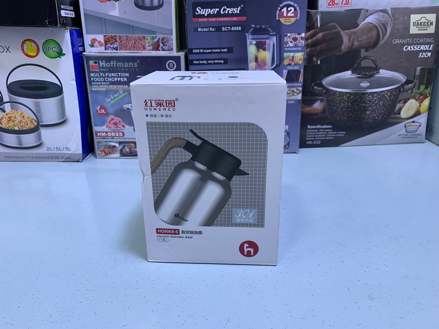 Homered Tea Thermos SUS 304  Stainless Steel Model H0-9068-6 1.8L