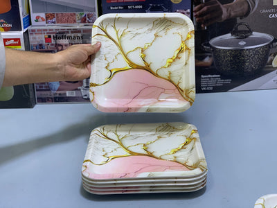 6 Person Melamine Dinner Set