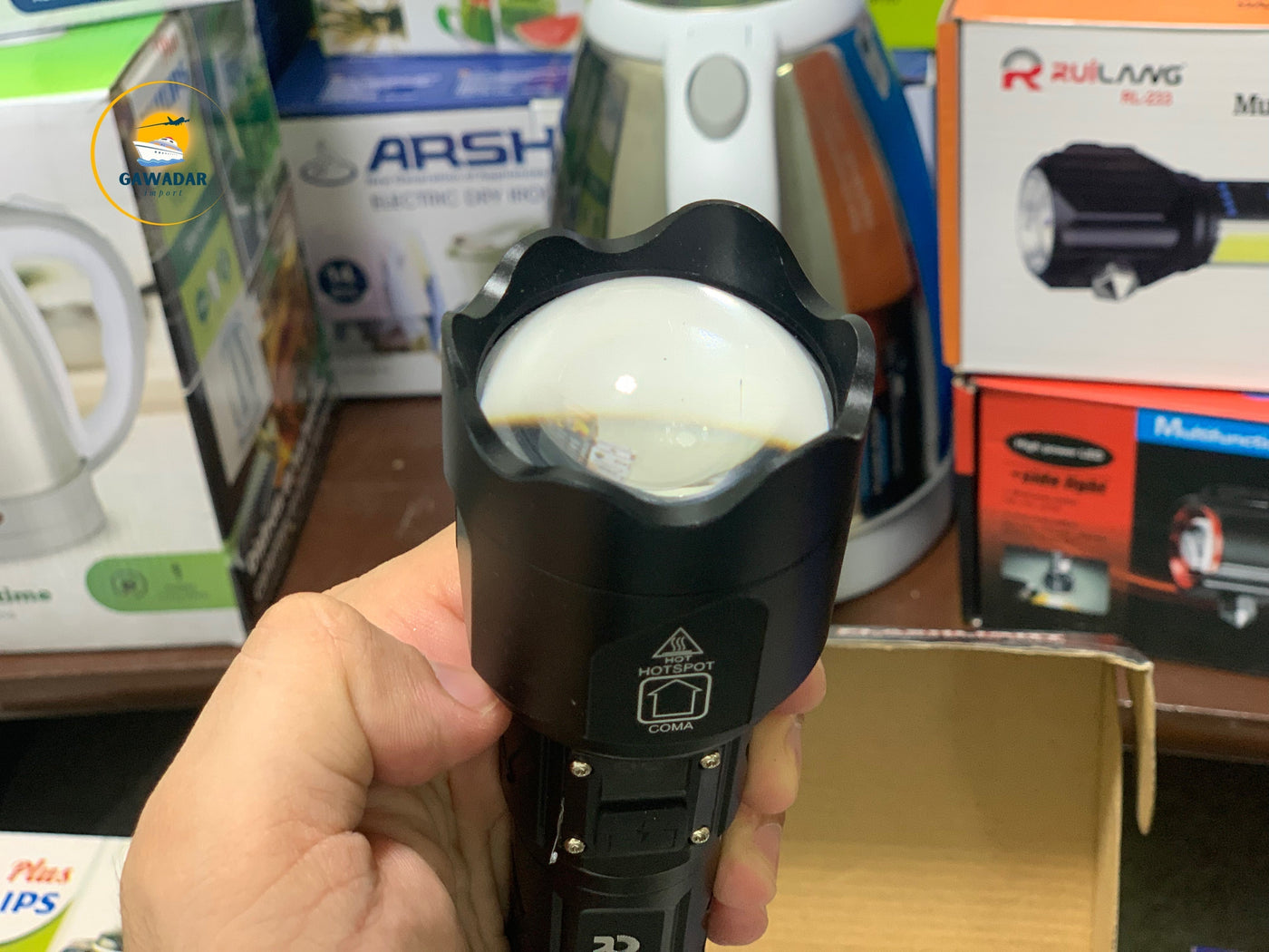 Rawilang RL-2305 LED 1KM Range Bright Flash Light| Home Essentials