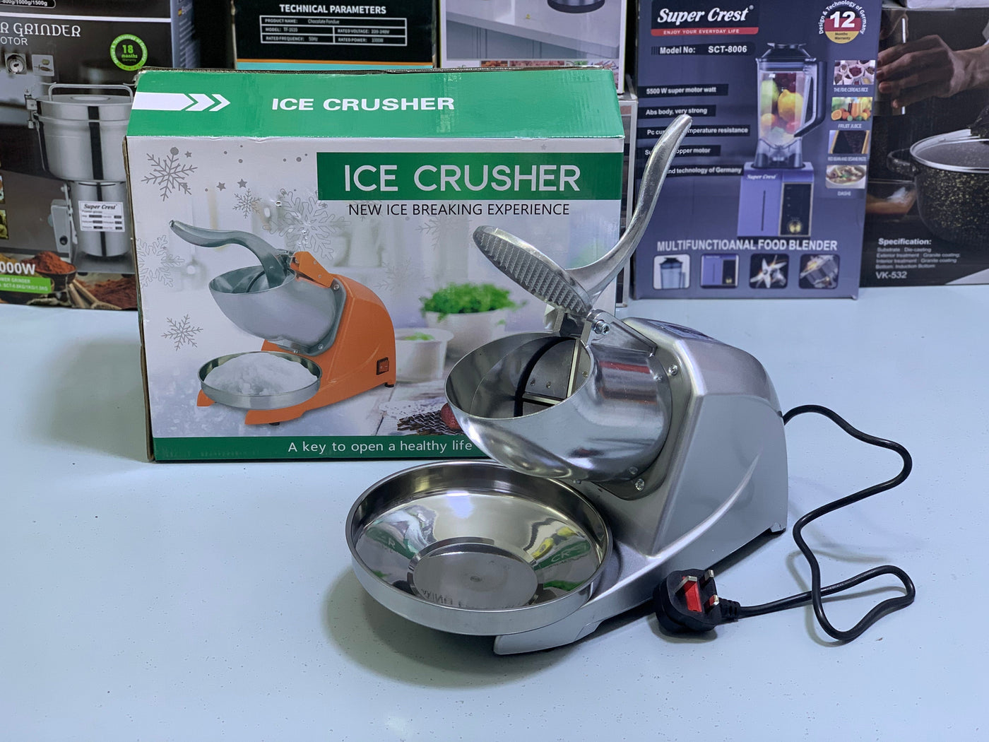 Ice Crusher|4 Crushing Blades|300W