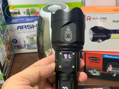 Rawilang RL-2305 LED 1KM Range Bright Flash Light| Home Essentials