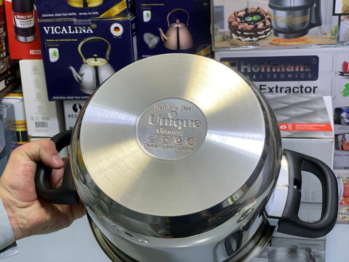 Unique Germany Designed 3 in 1 Pressure Cooker Stainless Steel 4L and 6L