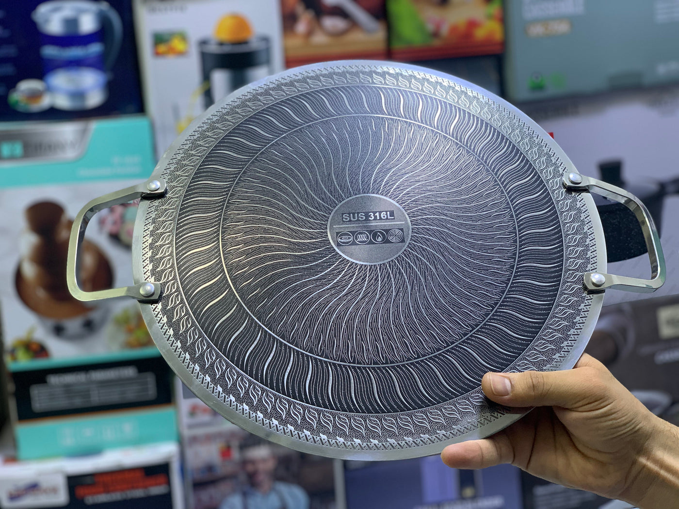 Laser Coated TawaY| SUS 316 Steel Graded