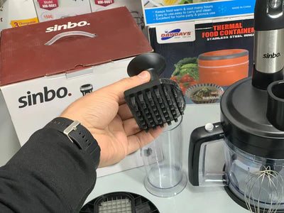 SINBO Stand Mixer and Blender Set Stainless Steel