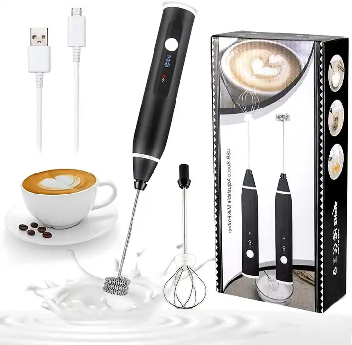 2 In 1 Multifunctional USB Rechargeable Coffee Beater