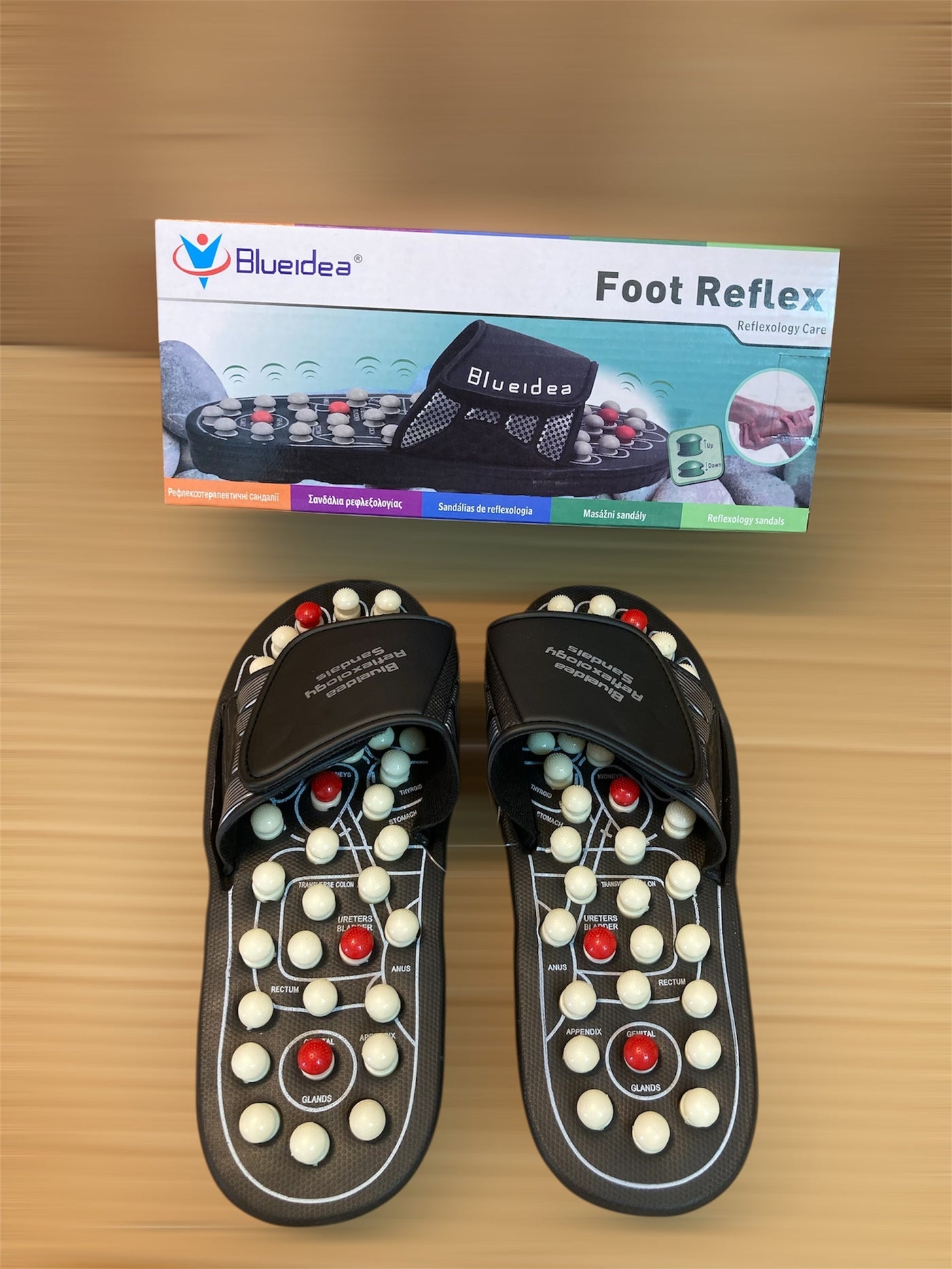 Blueidea Foot Reflux Acupuncture Massage Slipper