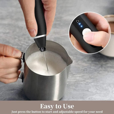2 In 1 Multifunctional USB Rechargeable Coffee Beater