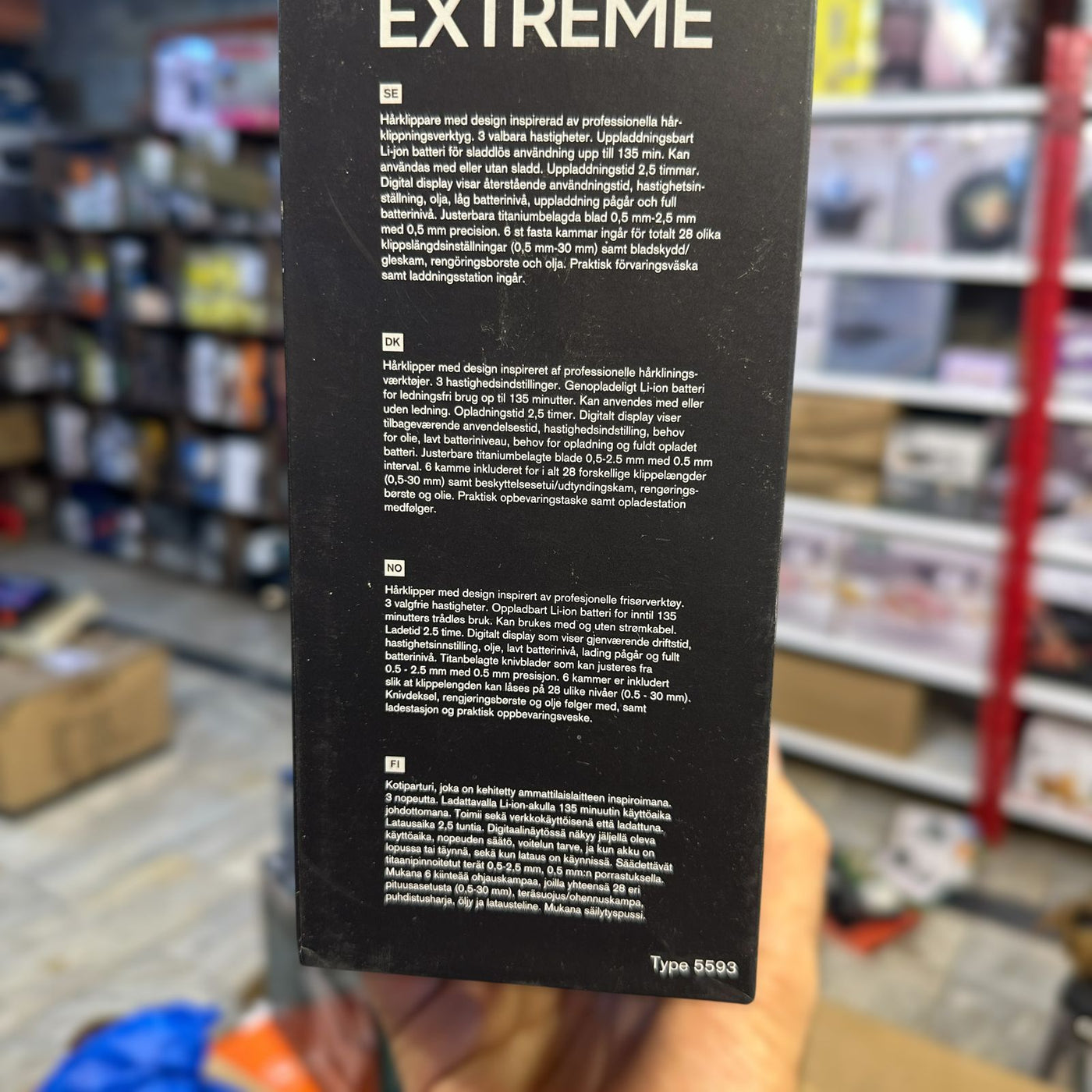 Denmark OBH NORDICA Professional Hair Trimmer