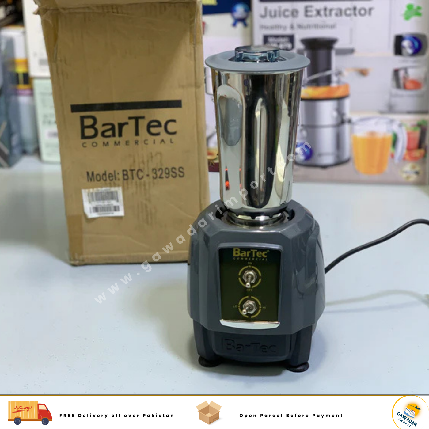 BarTek Commercial  Blender The Ideal Solution USA 🇺🇸 Stainless Steel 750w 20000 to 25000 RPM Speed