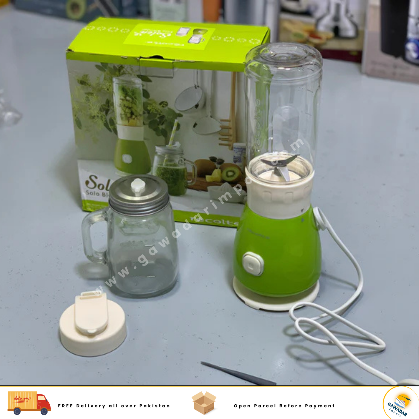 Mini Juicer Blender 160w 300ml and 400ml Containers Stainless Steel Blades