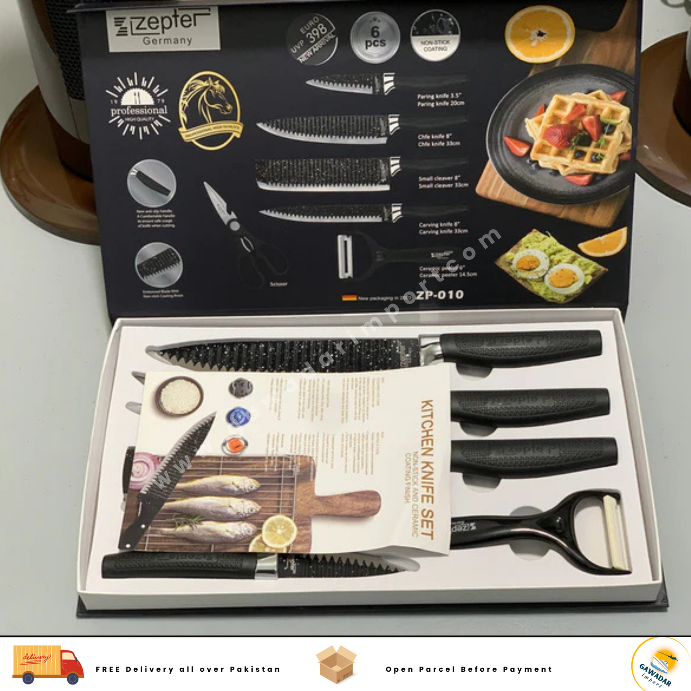 Zepter Knife Set 6 Pieces imported Quality