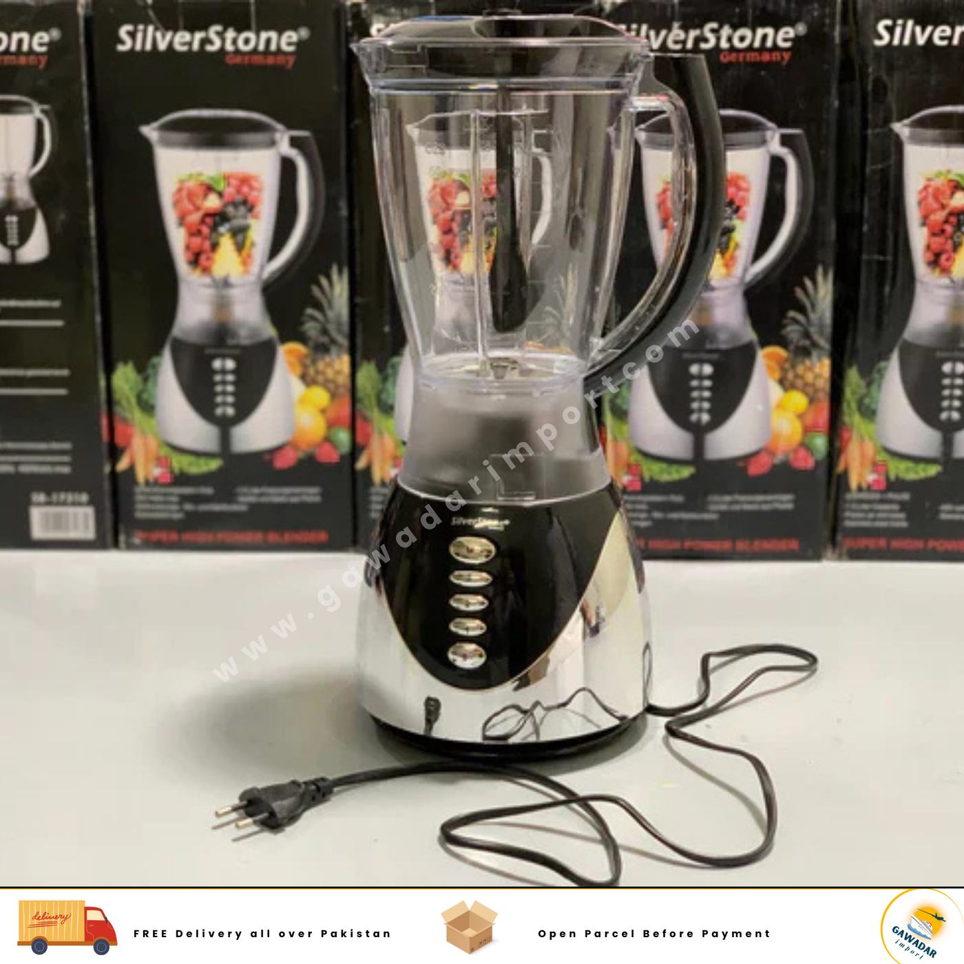 Germany Imported Silver Stone Super High Power Blender