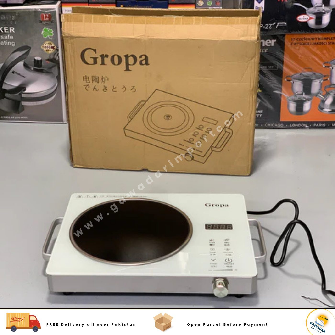Gropa Electric Stove 3500w with 1 Year circuit warranty