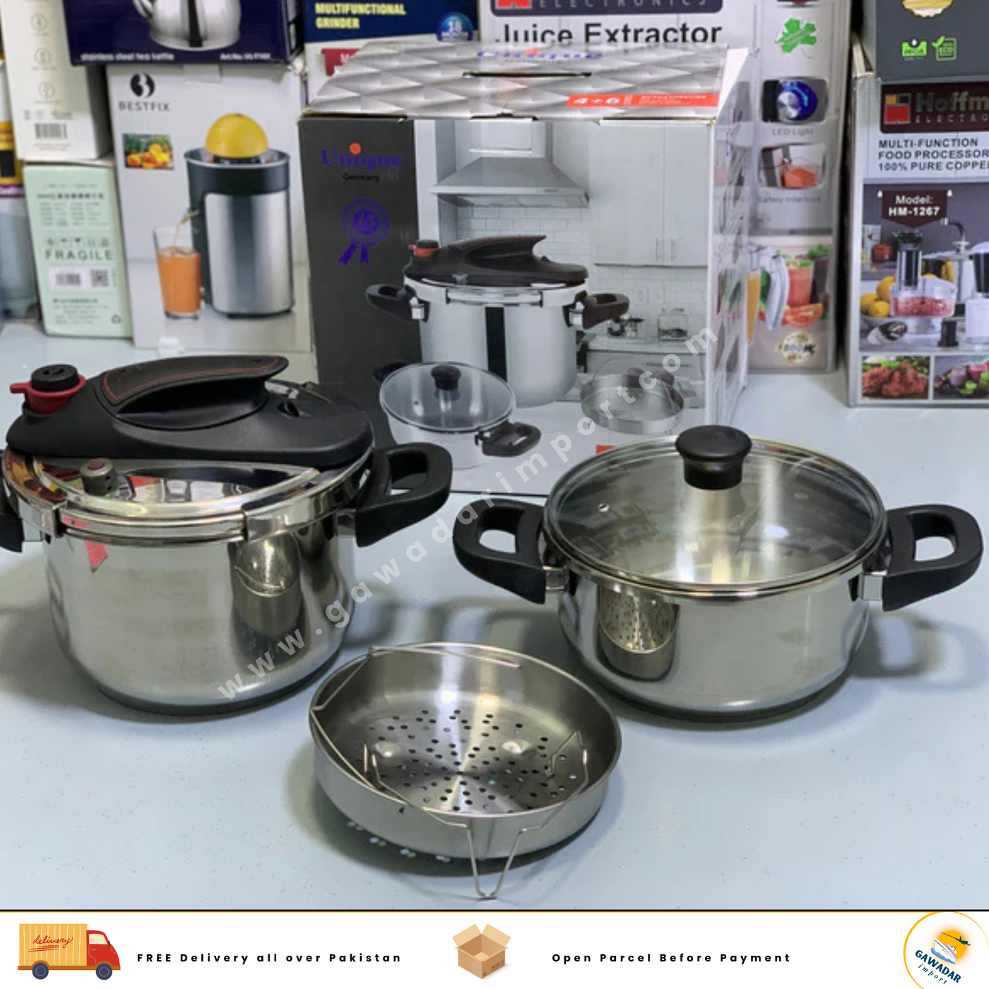 Dessini’s 3 in 1 Pressure cooker|7L and 5L