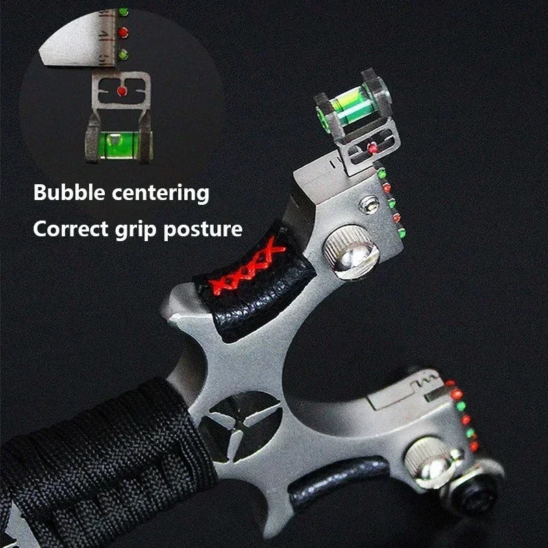 W Black Slingshot With Laser Sight