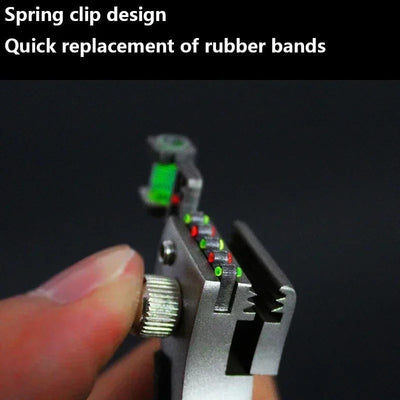 W Black Slingshot With Laser Sight