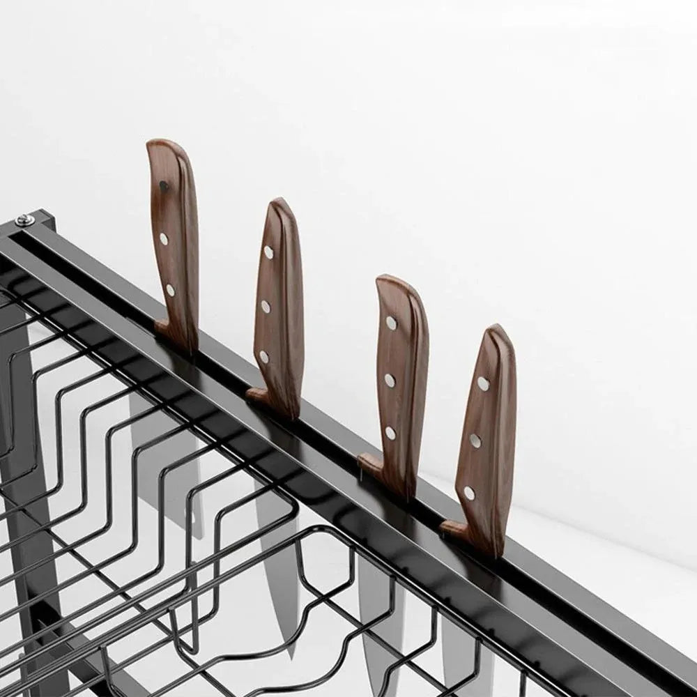 Stainless Steel Multipurpose Kitchen Rack, Wall Mount