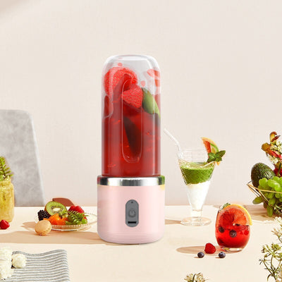 Mini Juice Blender with a Stylish Portable Bottle  Six 6 Stainless Sharp Blades