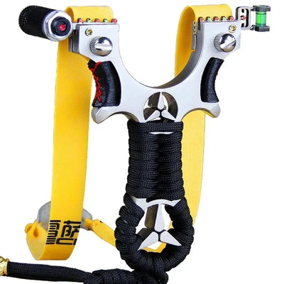 W Black Slingshot With Laser Sight